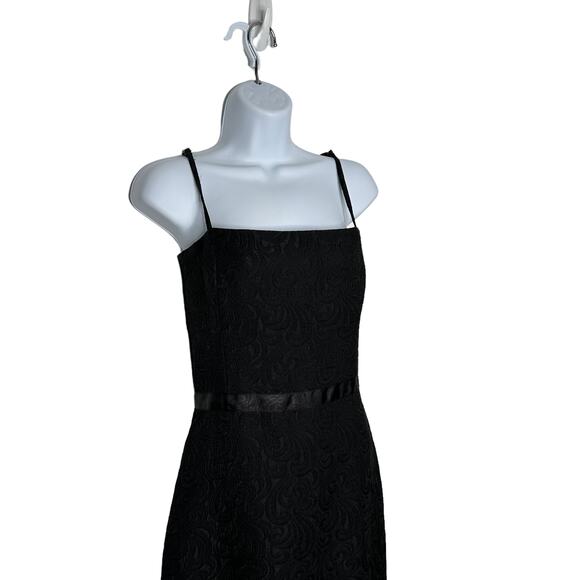 H&M Black Fit And Flair Sleeveless Dress Size 8 - Picture 2 of 6